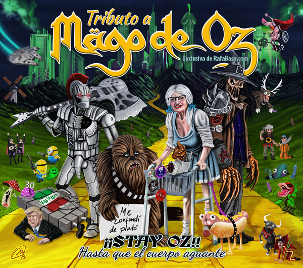 Portada del Tributo a Mägo de Oz – DIABVLVS OF OZ